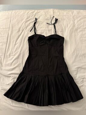 BABY PINK Pleated Drop Waist Mini Dress
Coquette Corset Dress size S